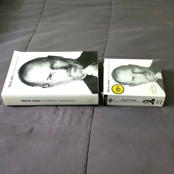 Steve Jobs bundle of book and Audio CD. *Book is used and Audio CD is new sealed - Picture 5 of 9